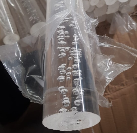 Круглые пузырьковые акриловые стержни 30ø длина 2000 мм